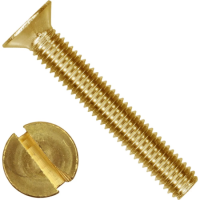 Винт М6х20 DIN 963 латунь